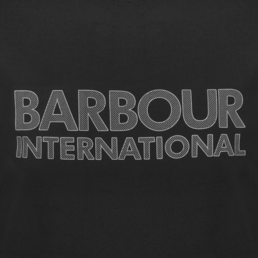 Image number 3 for Barbour International Graphic T Shirt Black