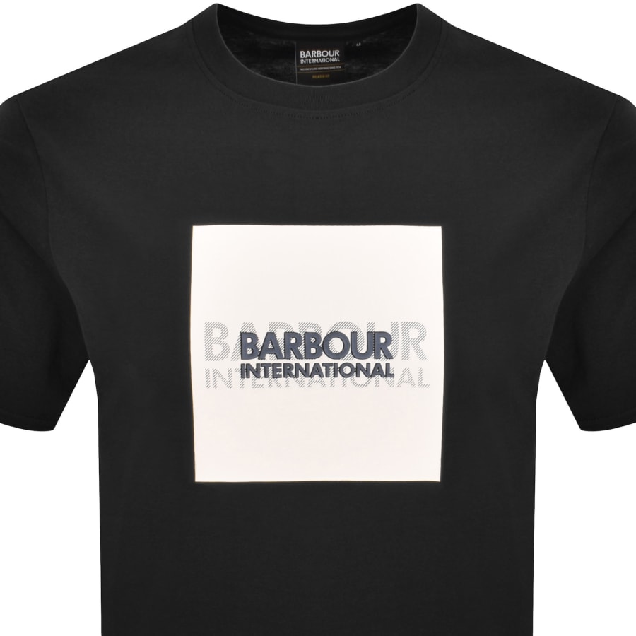 Image number 2 for Barbour International Moakes Graphic T Shirt Black