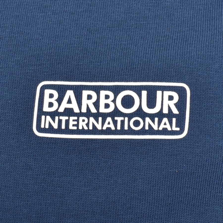 Image number 3 for Barbour International Small Logo T Shirt Blue