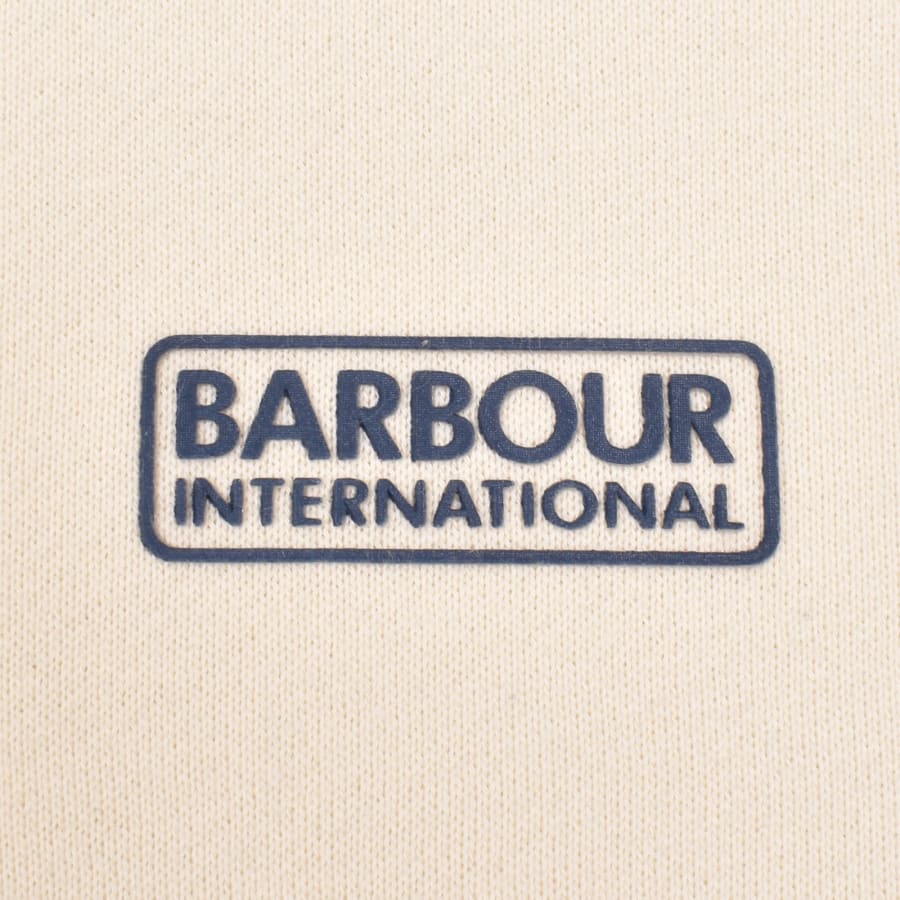 Image number 3 for Barbour International Clipper Sweatshirt Cream