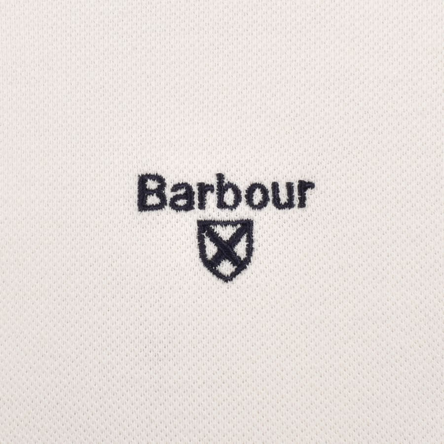 Image number 3 for Barbour Marlton Polo T Shirt Whisper White