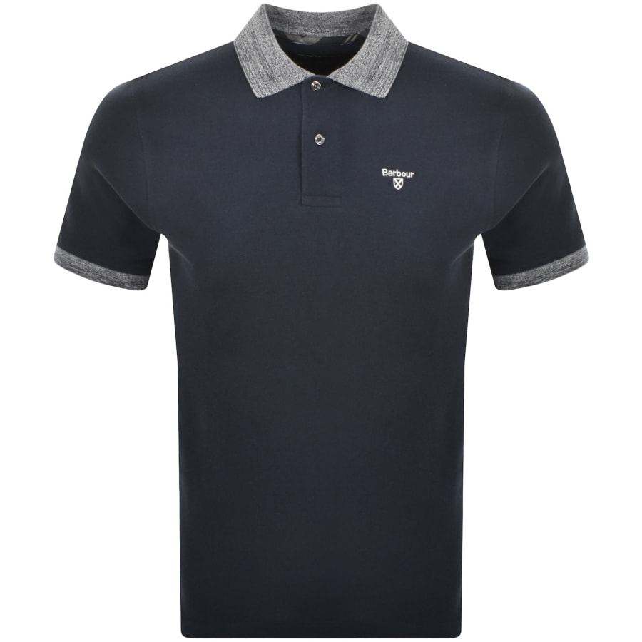 Image number 1 for Barbour Marlton Polo T Shirt Navy