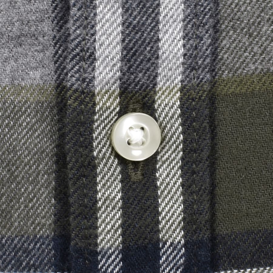 Image number 4 for Barbour Fallbay Checked Tailored Shirt Grey