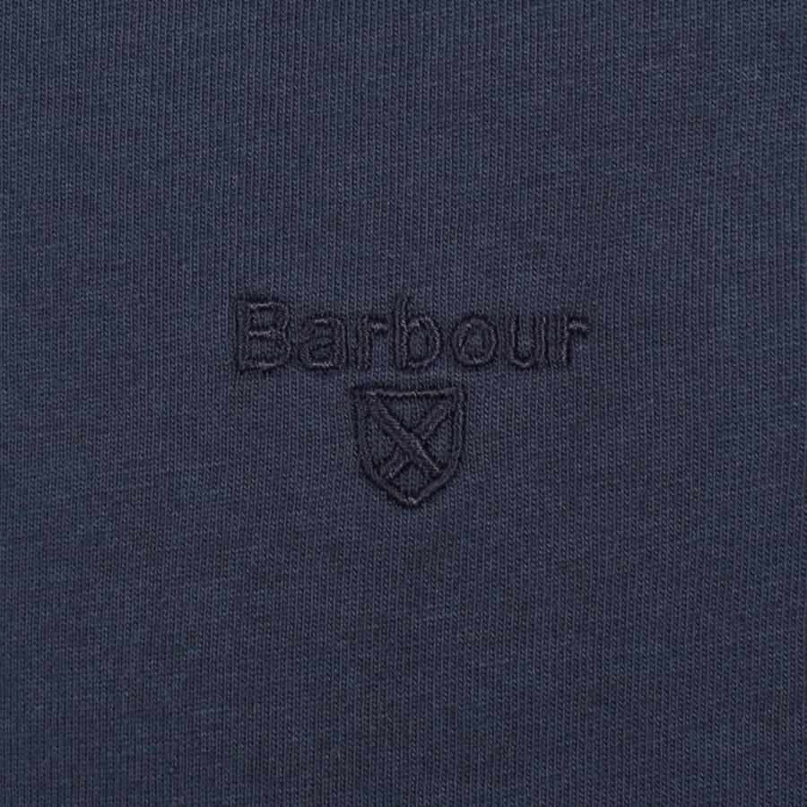 Image number 3 for Barbour Margrove Long Sleeve Polo T Shirt Navy