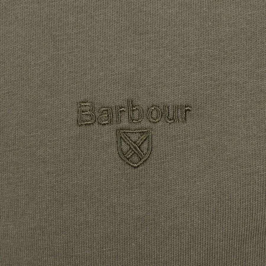 Image number 3 for Barbour Margrove Long Sleeve Polo T Shirt Green