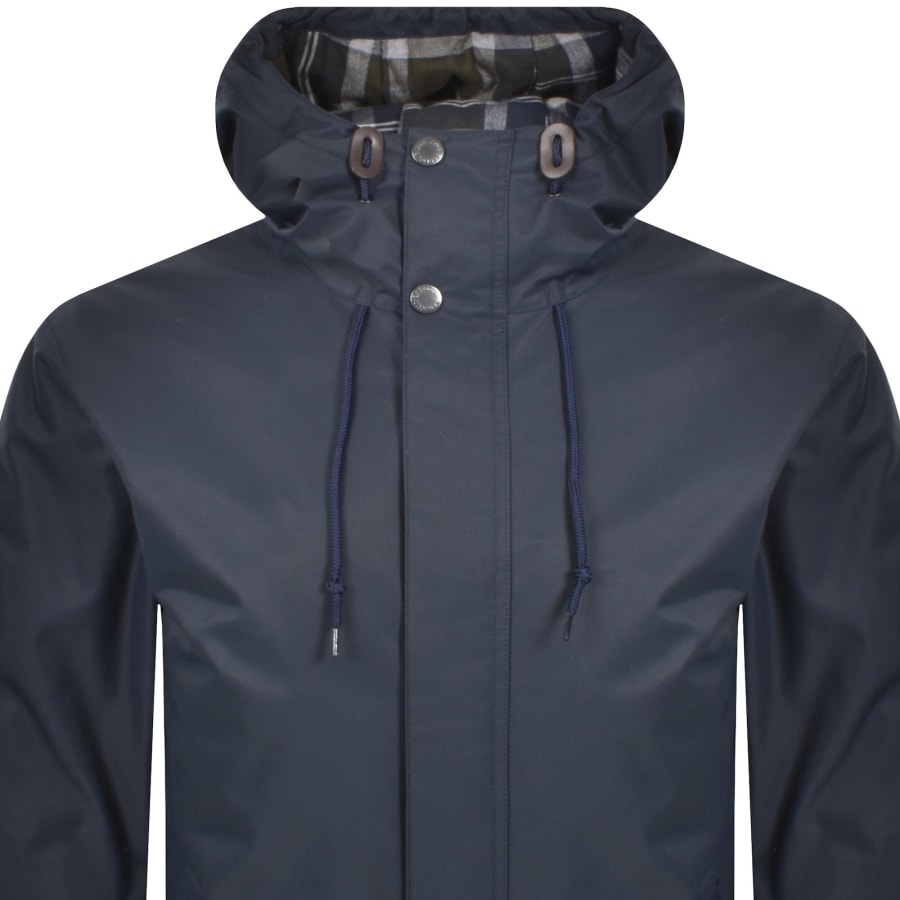 Image number 2 for Barbour Lorden Showerproof Jacket Navy