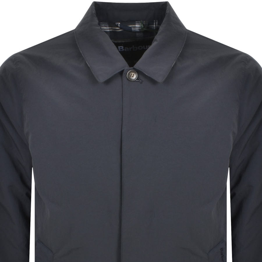 Image number 2 for Barbour Wadded Lorden Showerproof Jacket Navy