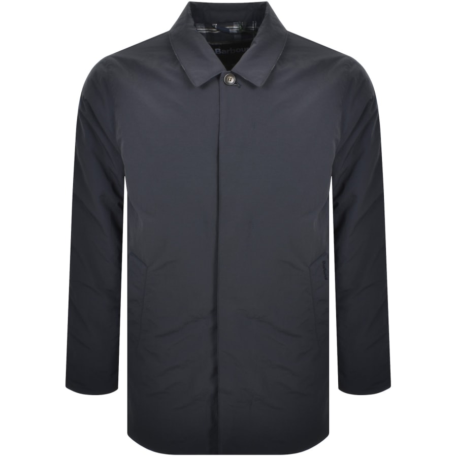 Image number 1 for Barbour Wadded Lorden Showerproof Jacket Navy