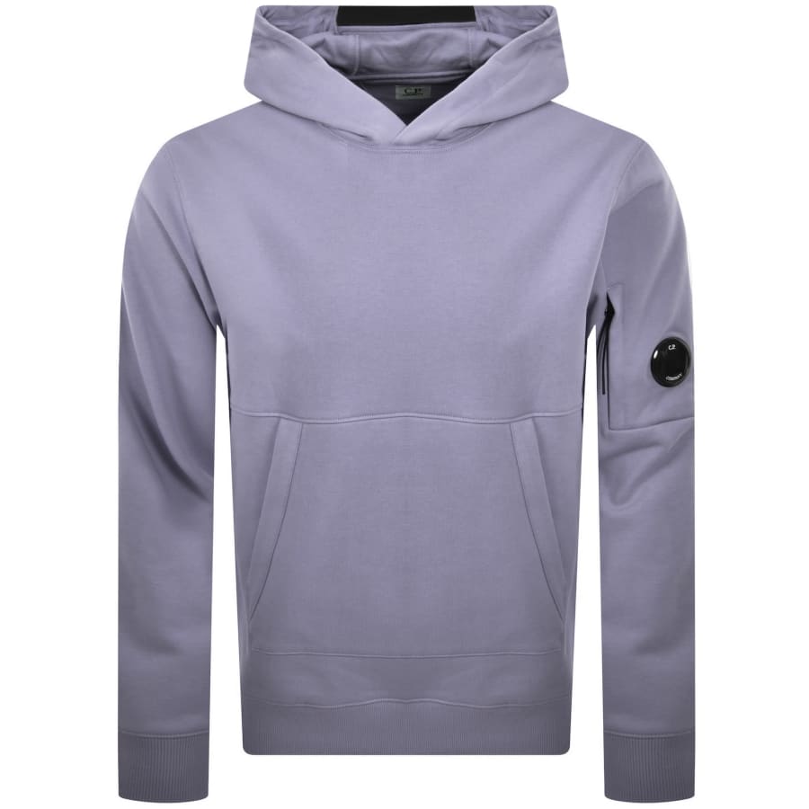 Image number 2 for CP Company Diagonal Raised Hoodie Purple