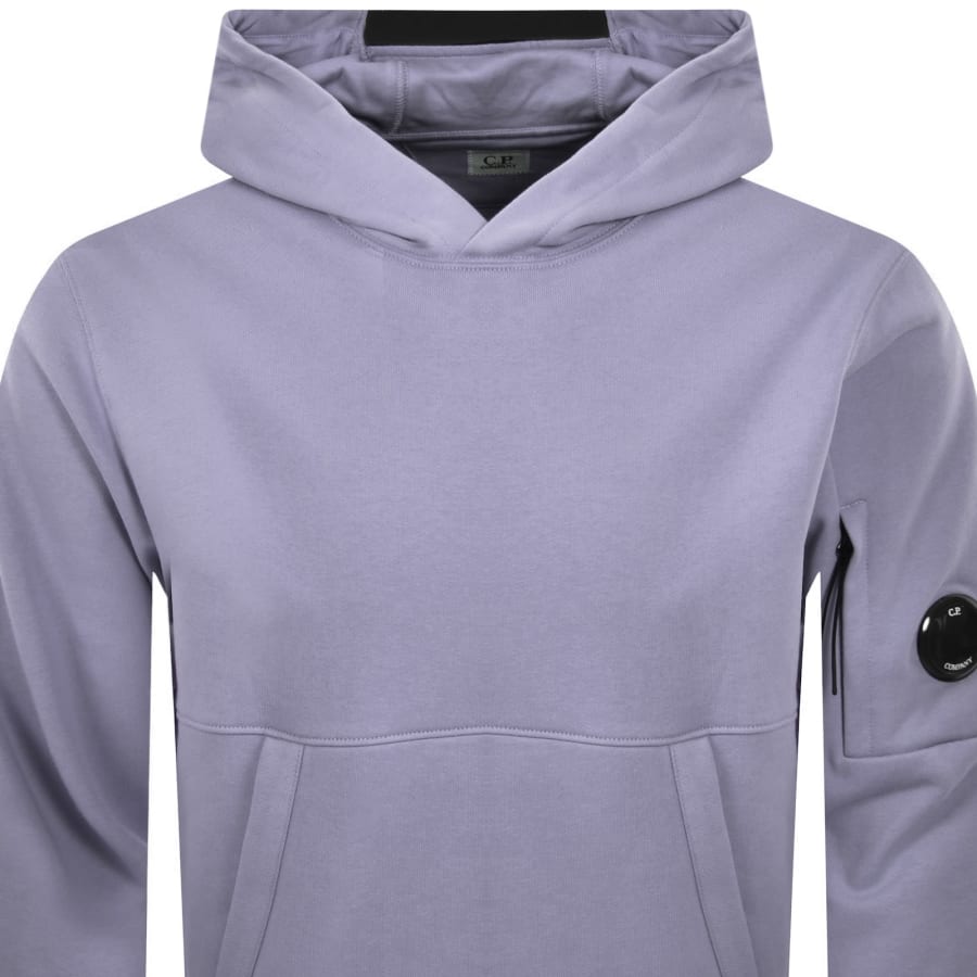 Image number 3 for CP Company Diagonal Raised Hoodie Purple