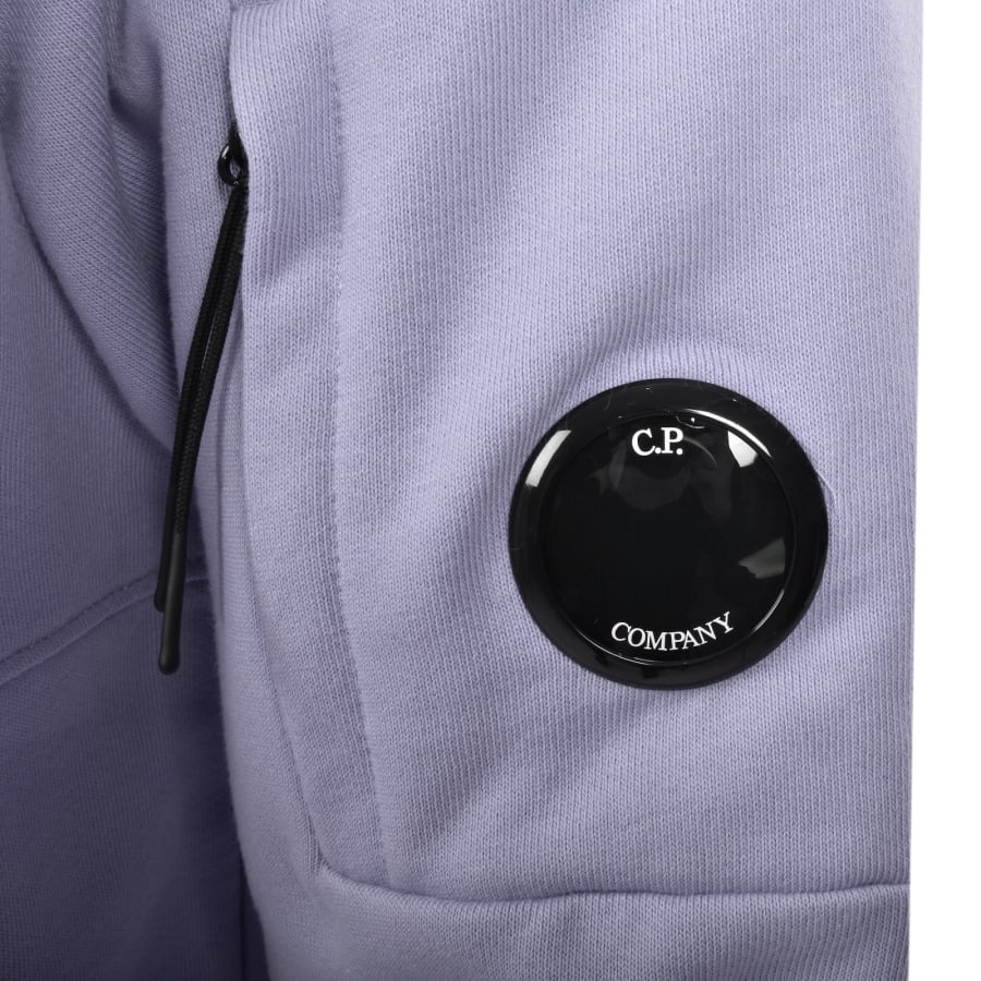 Image number 4 for CP Company Diagonal Raised Hoodie Purple
