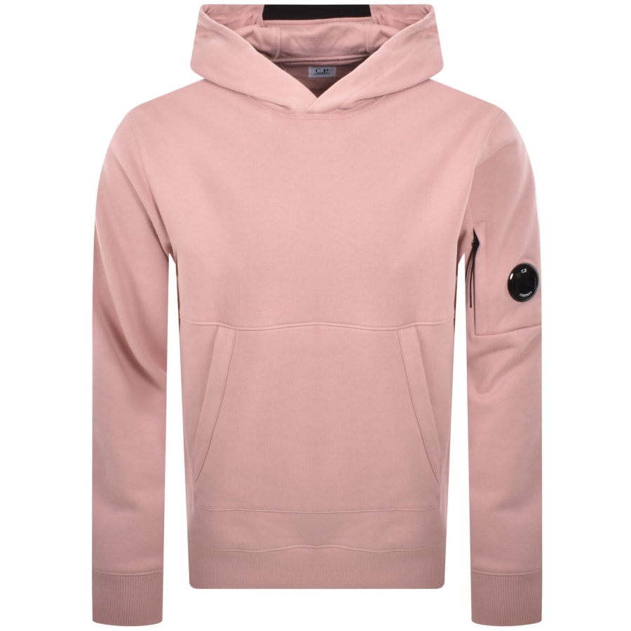 Image number 2 for CP Company Diagonal Raised Hoodie Pink