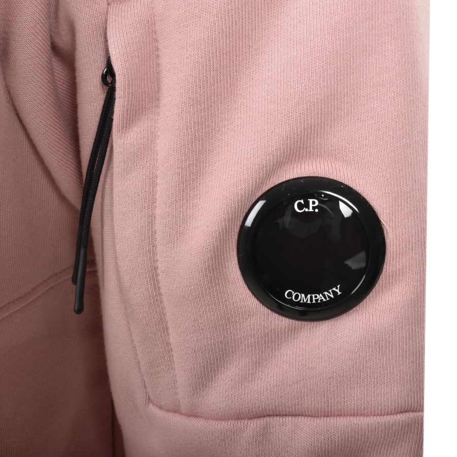 Image number 4 for CP Company Diagonal Raised Hoodie Pink