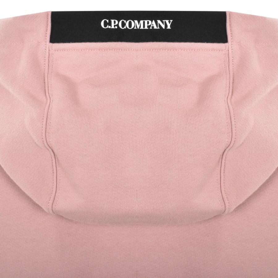 Image number 5 for CP Company Diagonal Raised Hoodie Pink