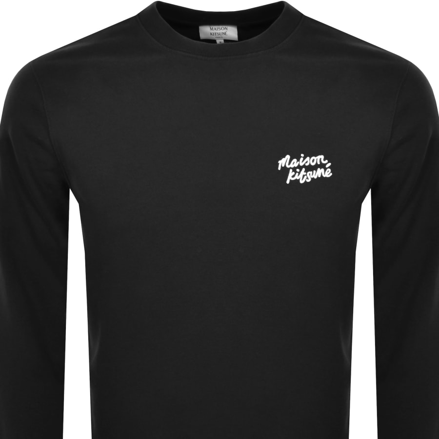 Image number 2 for Maison Kitsune Logo Sweatshirt Black