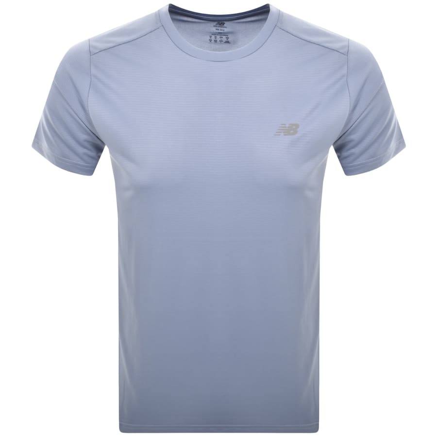 Image number 1 for New Balance Logo T Shirt Blue