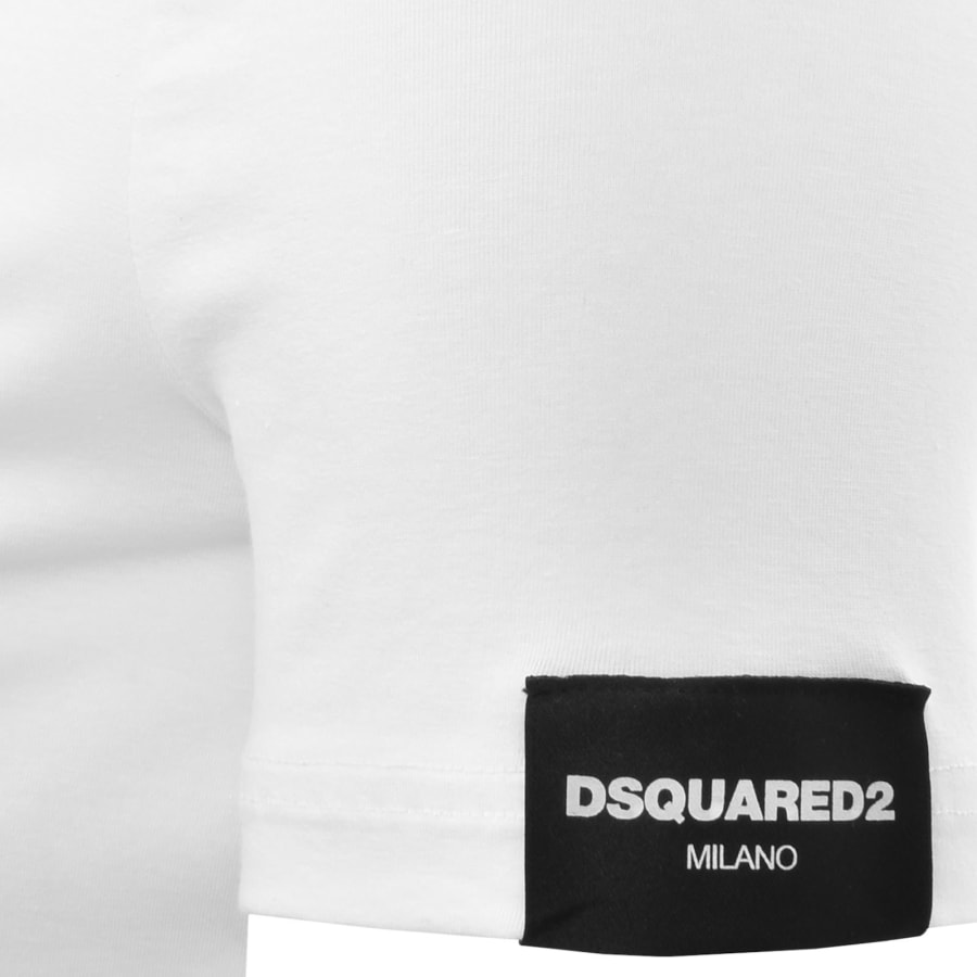 Image number 5 for DSQUARED2 Logo Milano T Shirt White