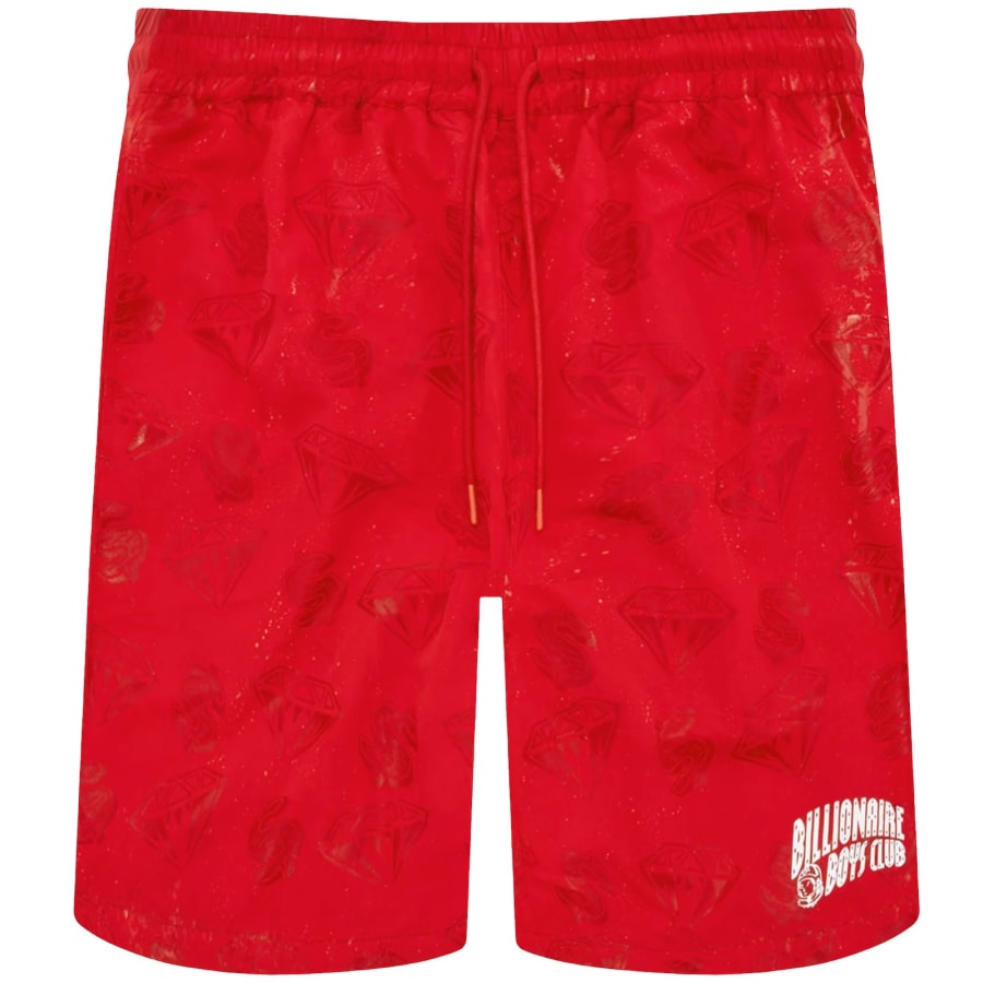 Image number 3 for Billionaire Boys Club Swim Shorts Red