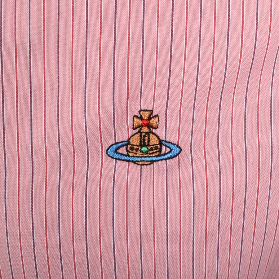 Image number 3 for Vivienne Westwood Ghost Stripe Shirt Pink