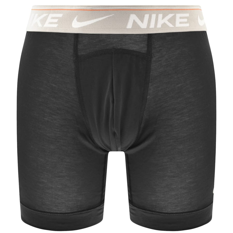 Image number 2 for Nike 3 Pack Boxer Briefs Black
