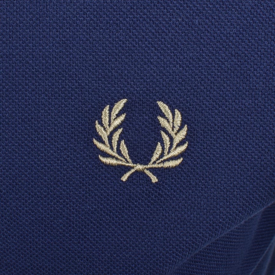 Image number 3 for Fred Perry Twin Tipped Polo T Shirt Navy