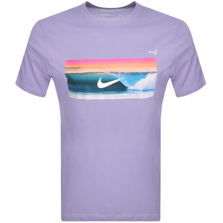 Image number 1 for Nike Sportswear Photo T Shirt Lilac