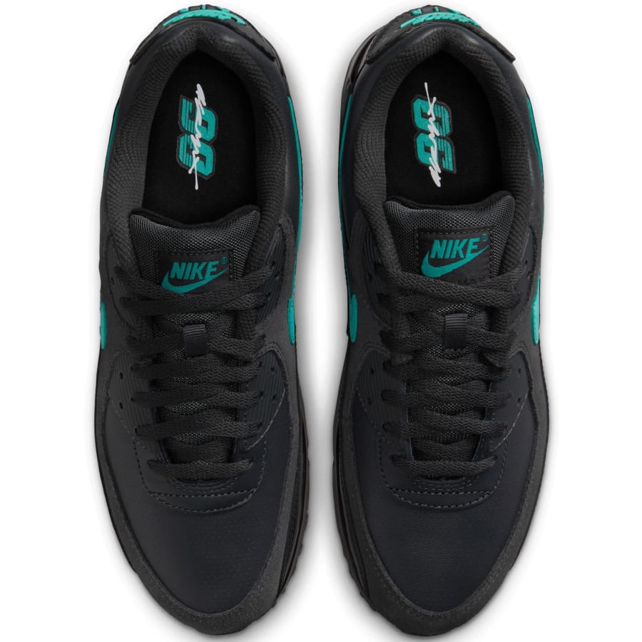 Image number 3 for Nike Air Max 90 Trainers Black