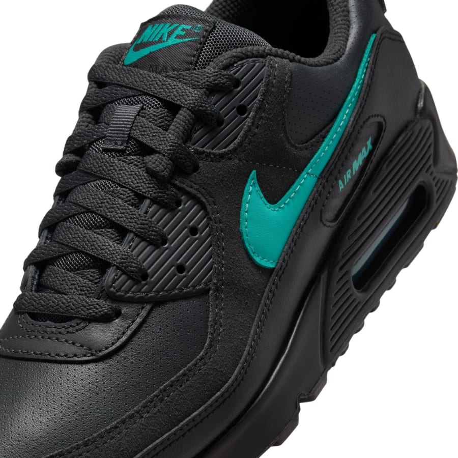 Image number 4 for Nike Air Max 90 Trainers Black