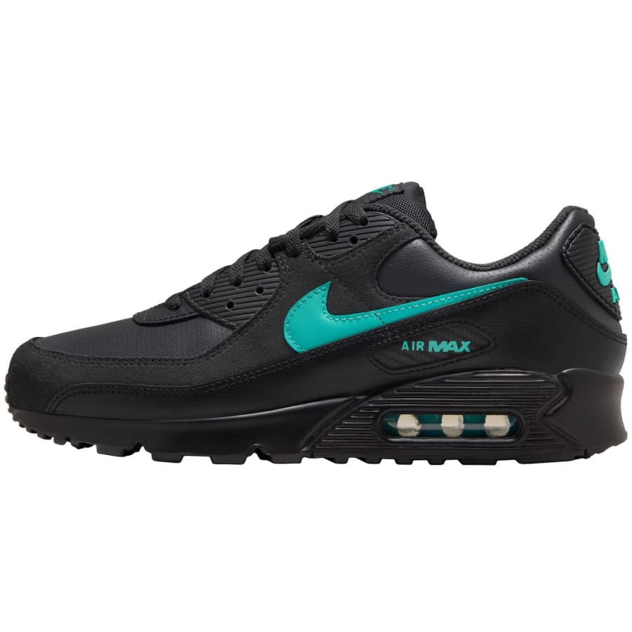 Image number 1 for Nike Air Max 90 Trainers Black