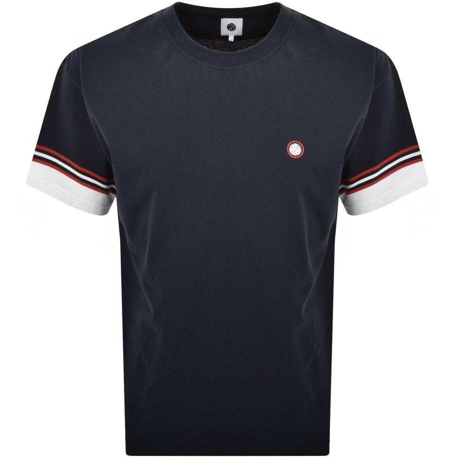 Image number 1 for Pretty Green Valencia T Shirt Navy