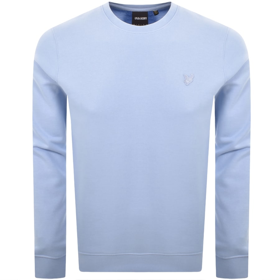 Image number 1 for Lyle And Scott Crew Neck Sweatshirt Blue