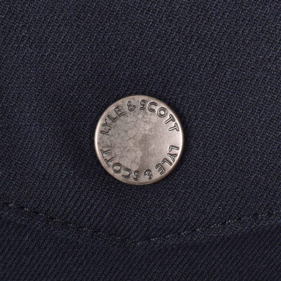 Image number 5 for Lyle And Scott Tailored Overshirt Navy