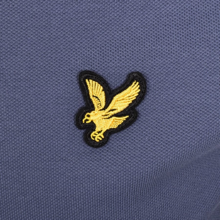 Image number 3 for Lyle And Scott Plain Polo T Shirt Blue