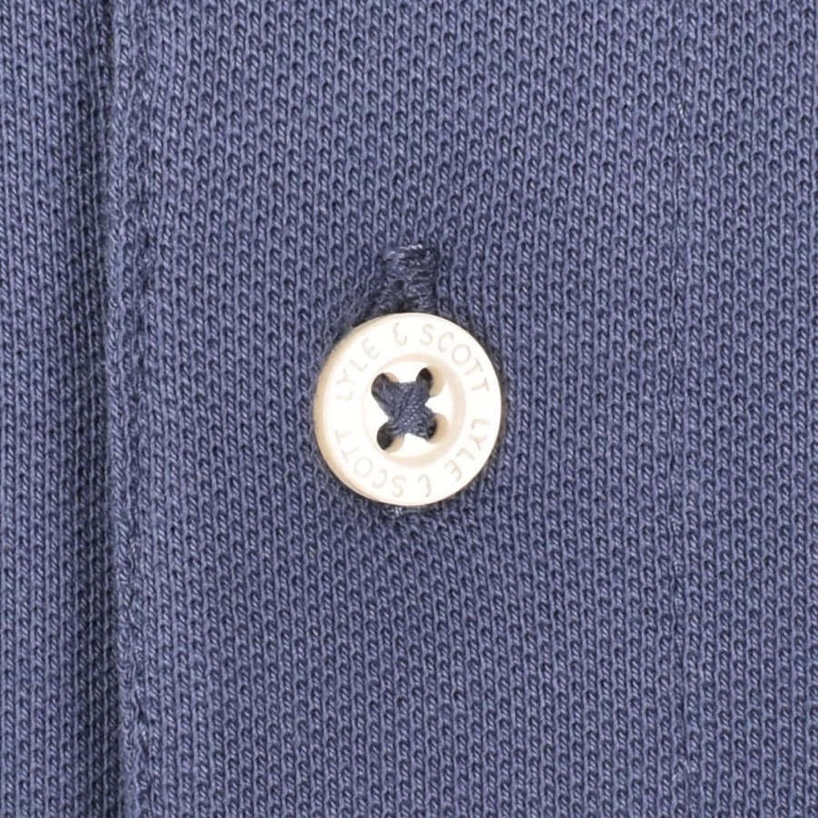 Image number 4 for Lyle And Scott Plain Polo T Shirt Blue