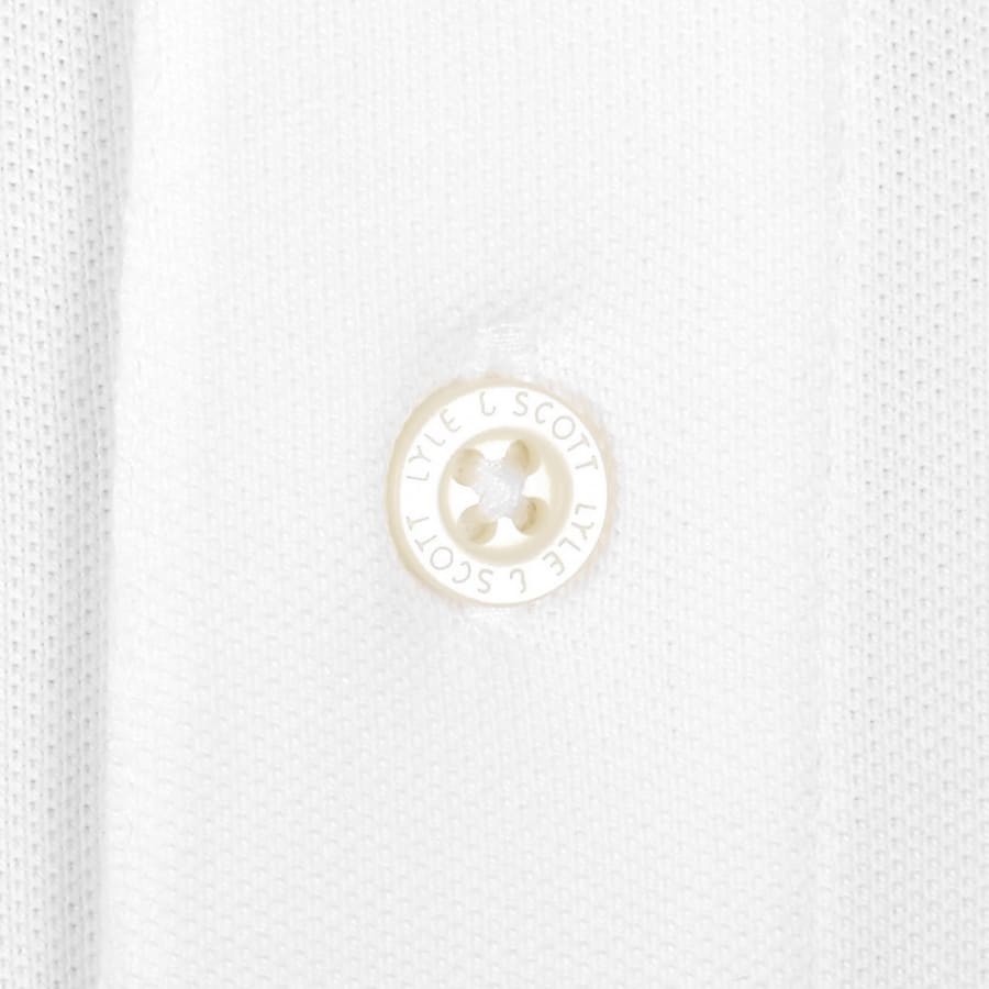 Image number 4 for Lyle And Scott Tipped Polo T Shirt White