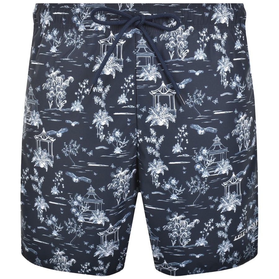 Image number 1 for Lyle And Scott Garden Swim Shorts Navy