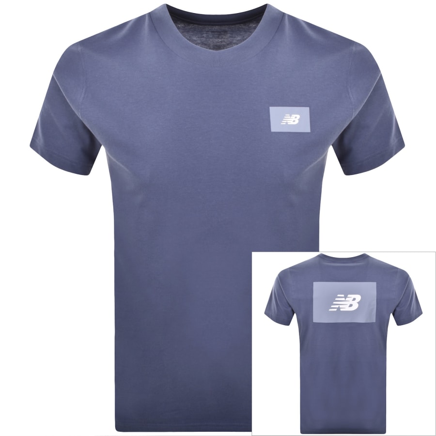 Image number 1 for New Balance Logo T Shirt Blue