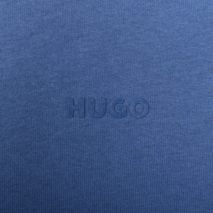 Image number 3 for HUGO Dapolino T Shirt Medium Blue