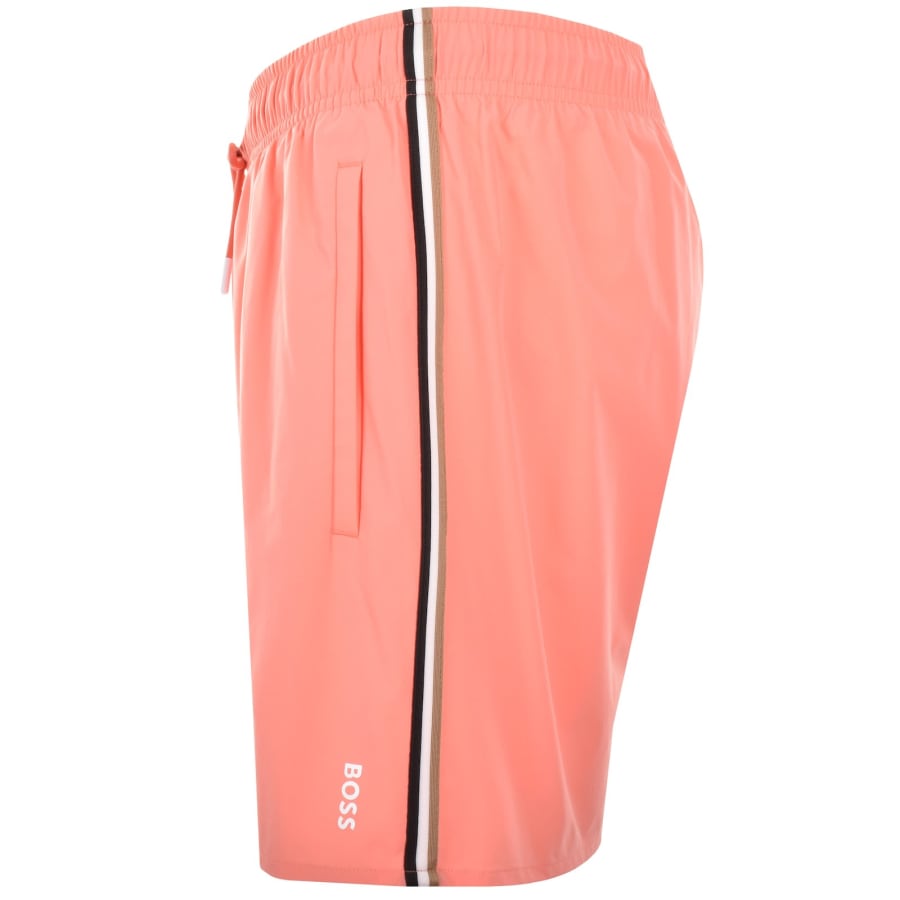 Image number 5 for BOSS Iconic Swim Shorts Pink