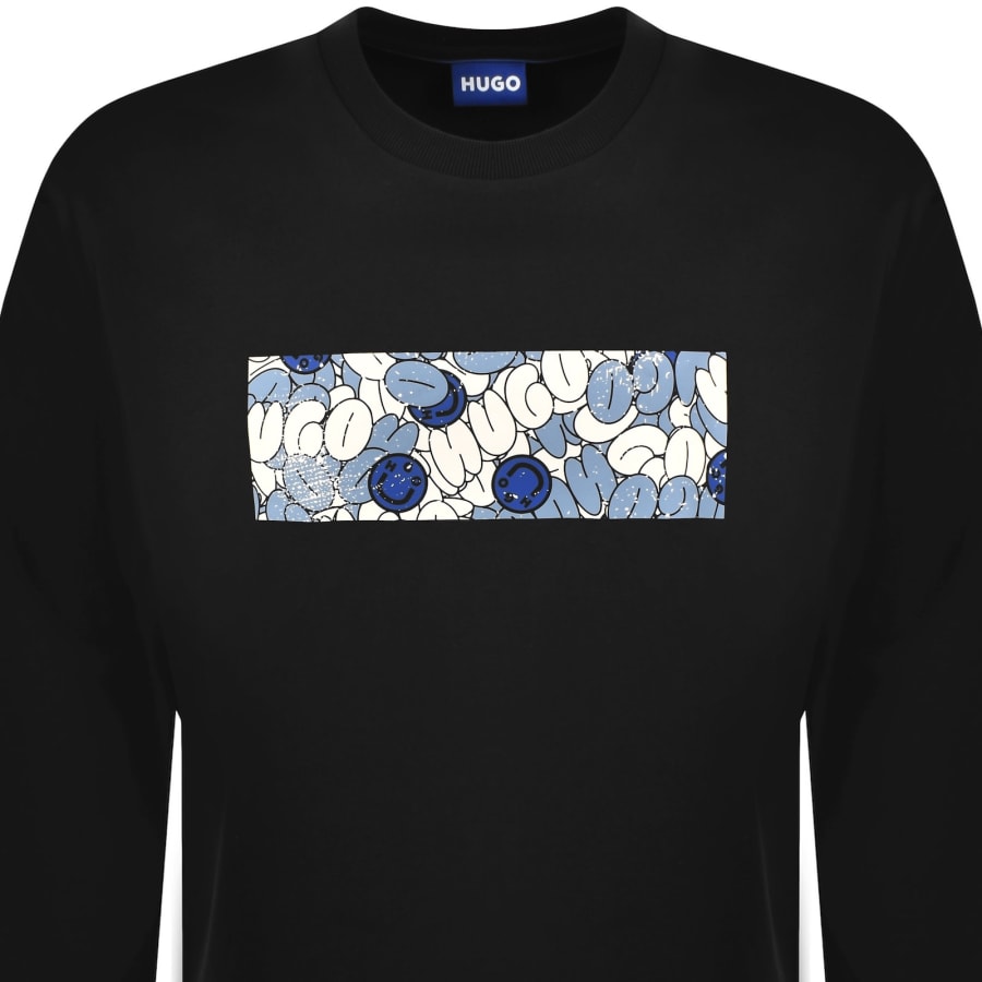 Image number 2 for HUGO Blue Neprix Sweatshirt Black