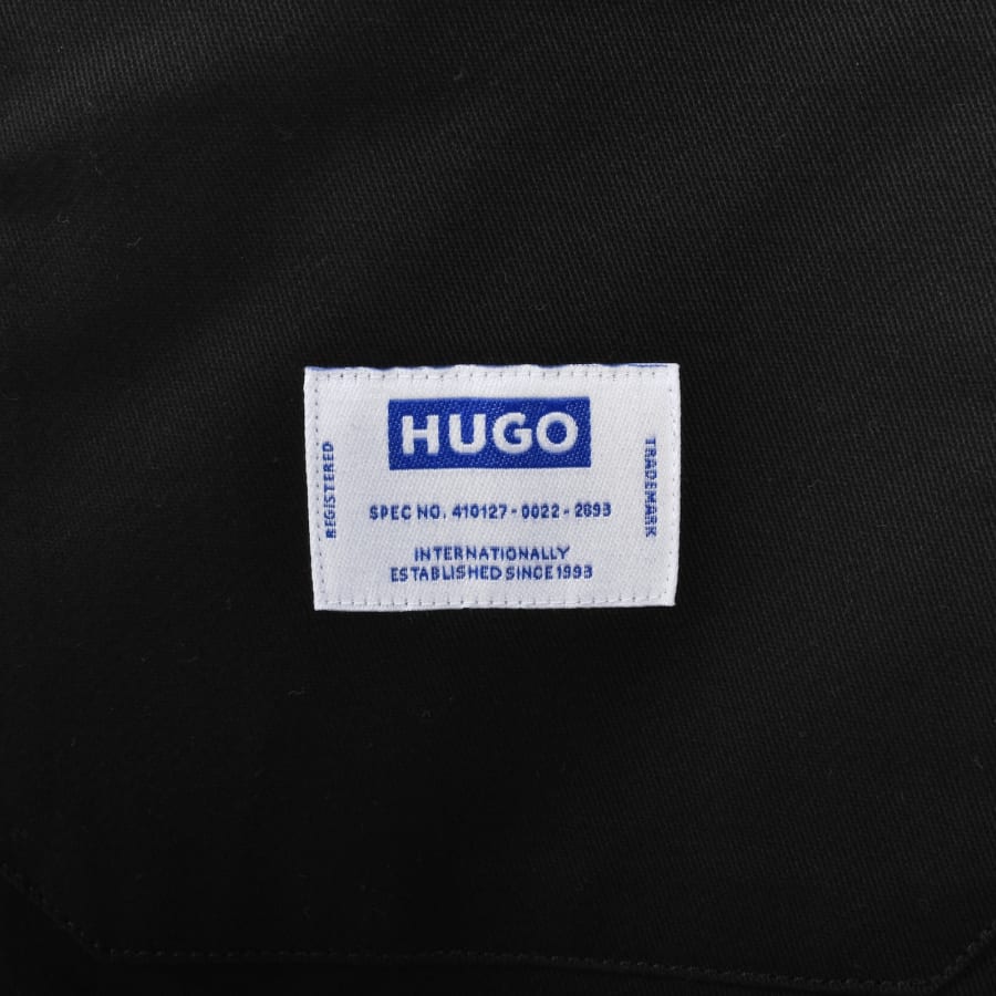 Image number 3 for HUGO Blue Ekyz Oversized Shirt Black