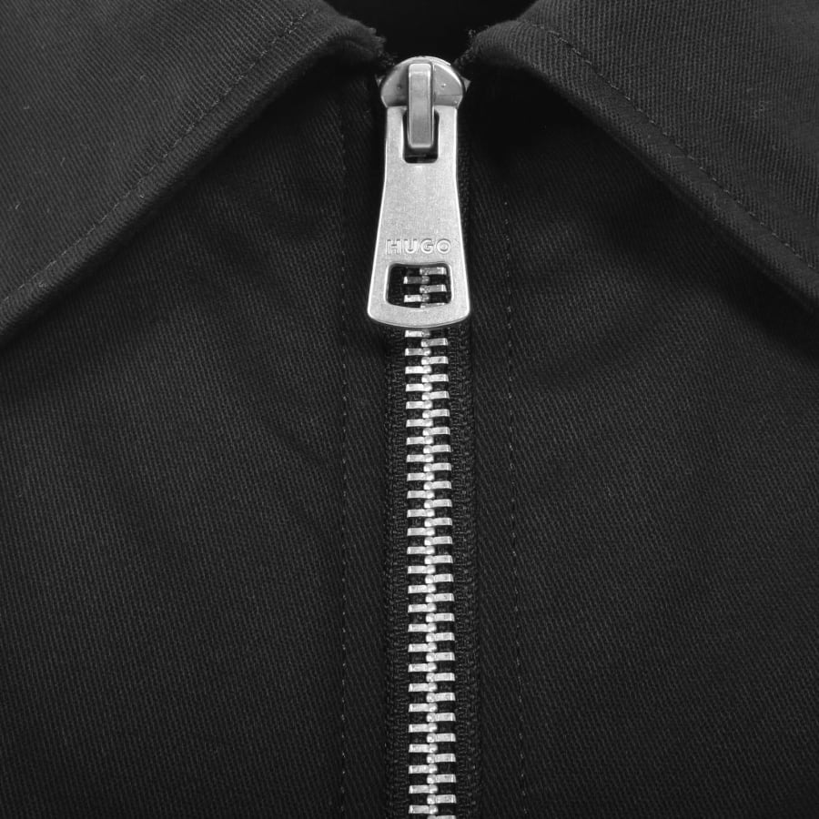 Image number 4 for HUGO Blue Ekyz Oversized Shirt Black