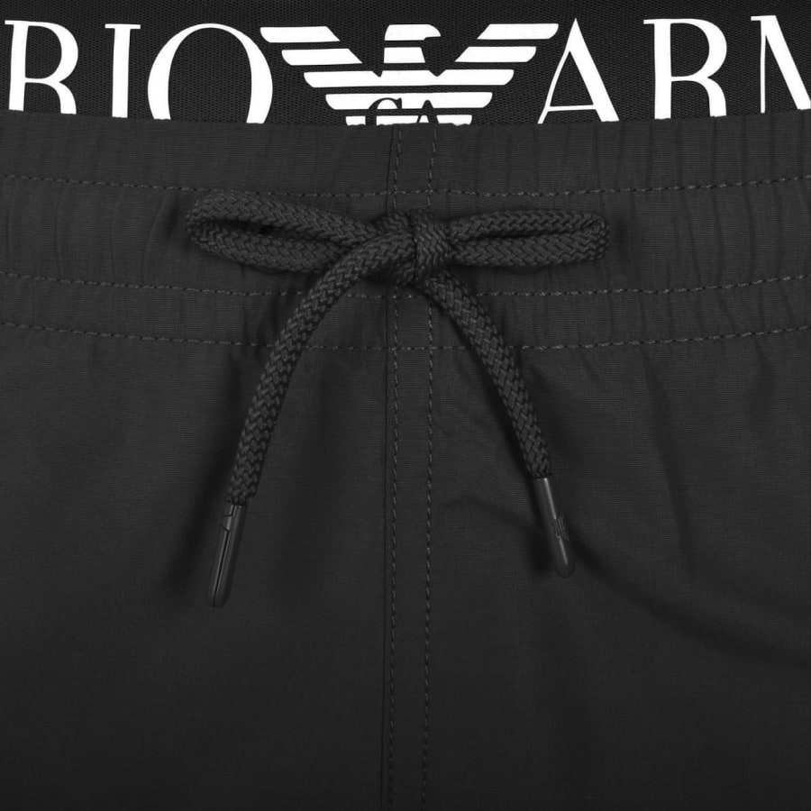 Image number 3 for Emporio Armani Boxer Swim Shorts Black