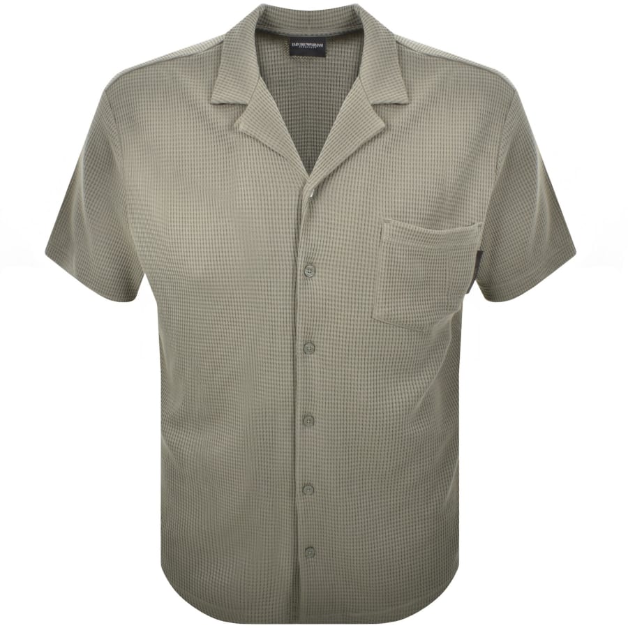 Image number 1 for Emporio Armani Loungwear Shirt Green