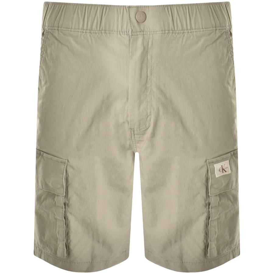 Image number 1 for Calvin Klein Jeans Cargo Shorts Green