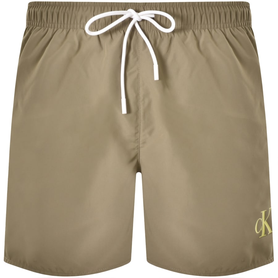 Image number 1 for Calvin Klein Swim Shorts Green