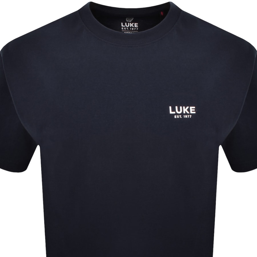 Image number 2 for Luke 1977 Exquisite Relaxed Fit T Shirt Navy