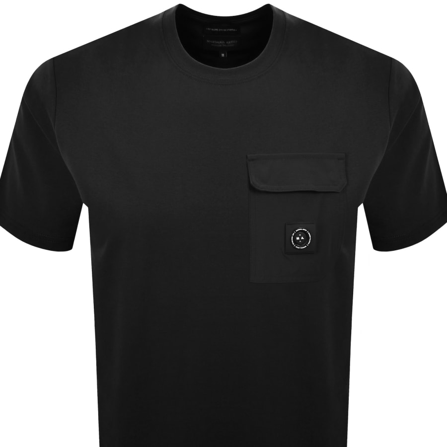 Image number 2 for Marshall Artist Aksu Pocket T Shirt Black