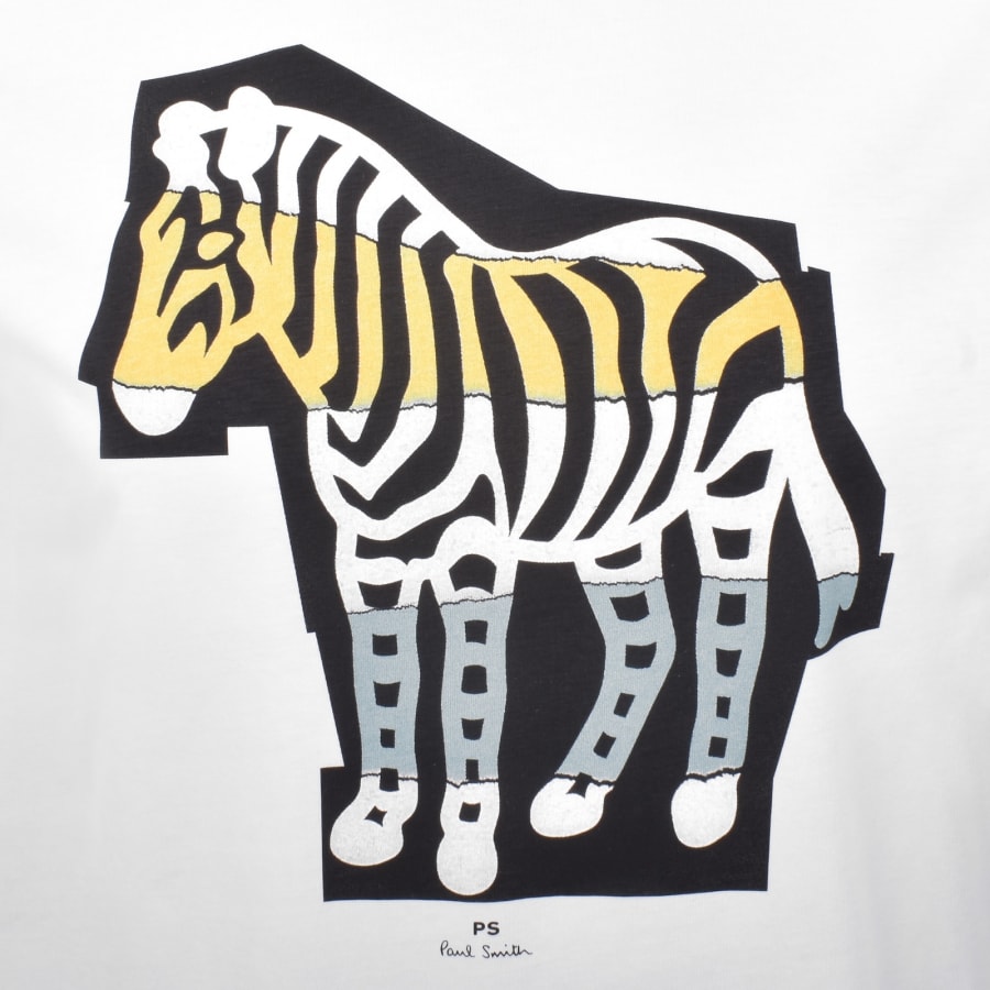 Image number 3 for Paul Smith Cut Out T Shirt White