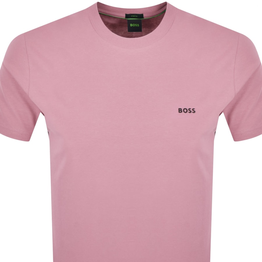 Image number 2 for BOSS Tee T Shirt Pink